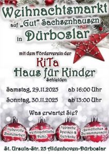 Weihnachtsmarkt auf Gut Sachsenhausen