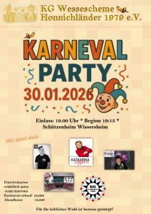 Karneval Party Wissersheim