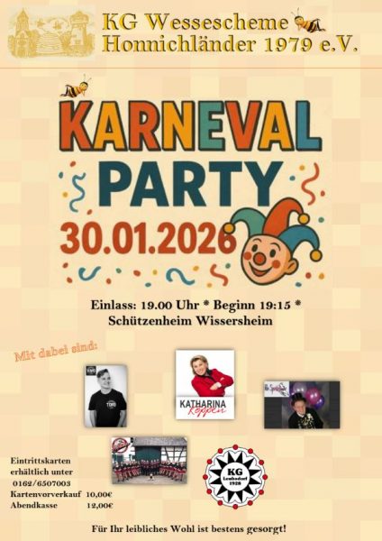 Karneval Party Wissersheim
